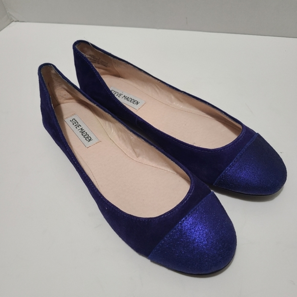 Steve Madden Kyro Dk Purple‎ Suede Size 9.5